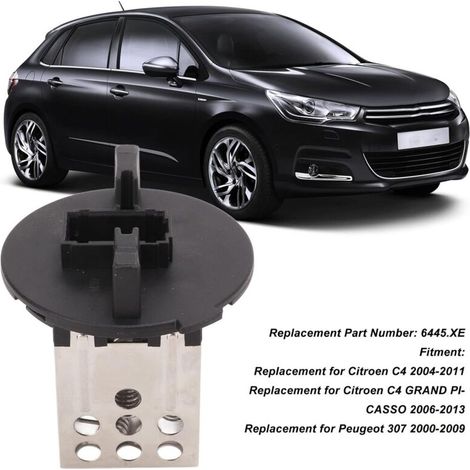 Résistance Du Ventilateur AC Équilibré Module de Contrôle Convient pour C4 Grand 2006-2013, Haute sensibilité Résistance Ventilateur Chauffage pour l'environnement Automobile Alliage Méta (1/3)