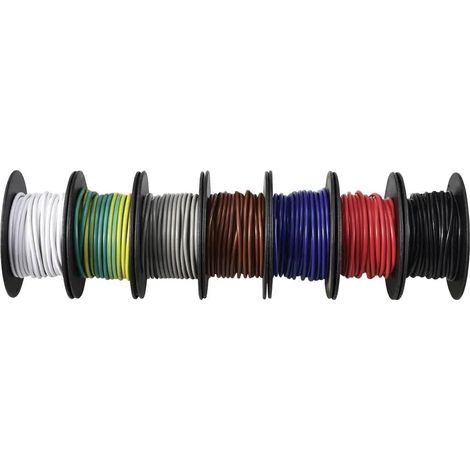 [NEUWERTIG] B-Ware Tru Components Litze Kabel Tc 12112372 1.5 Mm² Mehrfarbig Set