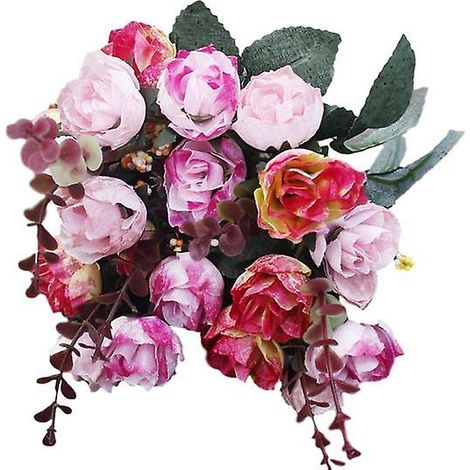 rose artificielle pour décoration de jardin, fête, mariage ou vacances à faire soi-mêmerose rouge (1/5)