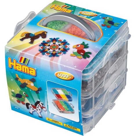 Hama - Small storage box with 6000 beads (386701)