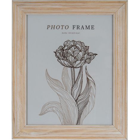Isla Photo Frame 8X10 - Wood - White