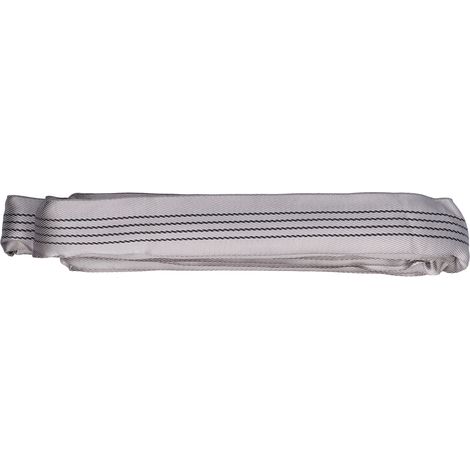 Élingues de levage rondes robustes sans fin, capacité de charge de 4 tonnes, sangles de remorquage, largeur de 70 mm, grises (2 mètres (6,56 pieds)) (1/5)