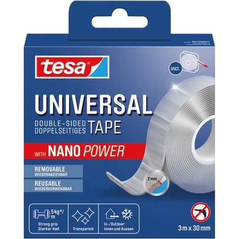 Nastro di fissaggio universale Nanopower 3m x 30 mm - Tesa