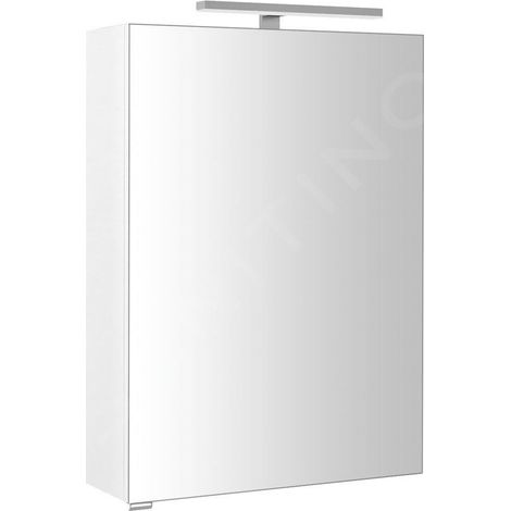 Sapho Riwa - Armoire miroir avec éclairage LED, 504x701x172 mm, blanc brillant RIW050-0030 (1/5)