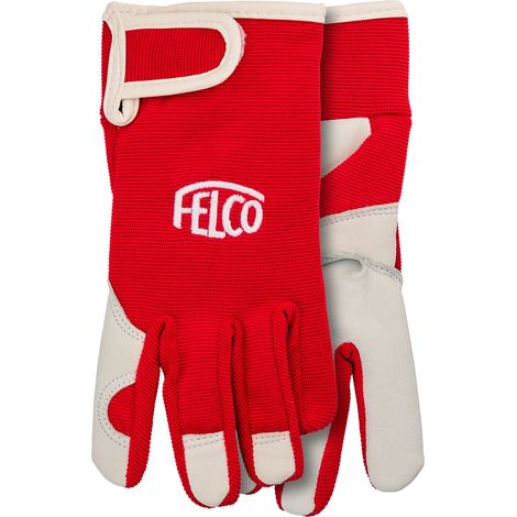 FELCO 720 KIDS gants de jardinage pour enfants 4 à 6 ans cuir souple et Spandex respirant confort protection et ajustement parfait gants de qualité suisse pour jeunes jardiniers