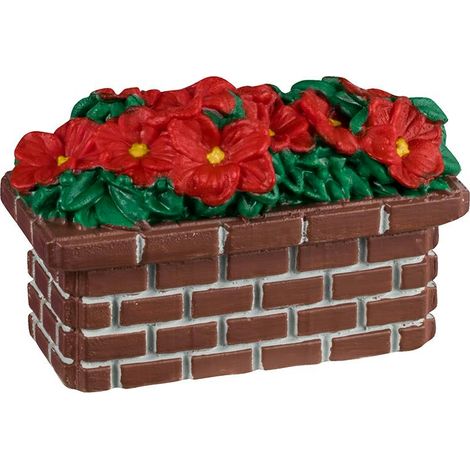 Lemax Poinsettia Planter 44336 Villaggio Di Natale