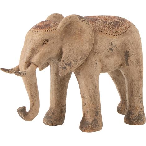 Statue Éléphant Extérieur "Antik" 80cm Multicolore (1/5)
