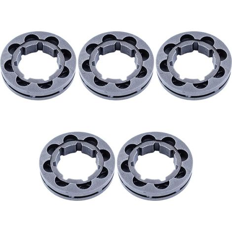 5 piezas de 3/8 estándar de 8 dientes para Husqvarna Stihl para Jonsered USA, 5 piñones de llanta (1/5)