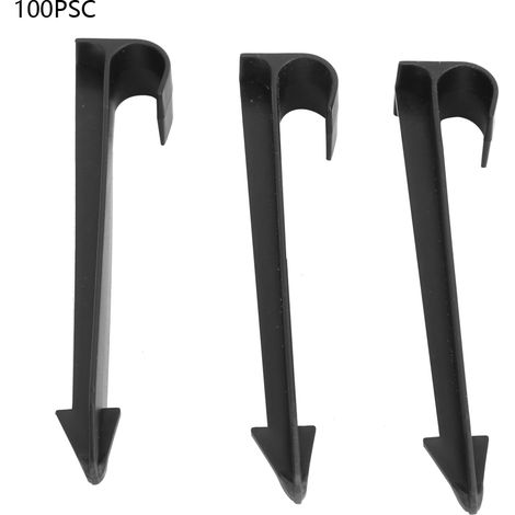 Lot de 100 tiges de fixation pour système d'arrosage automatique, tube PE de 16 mm. (1/5)