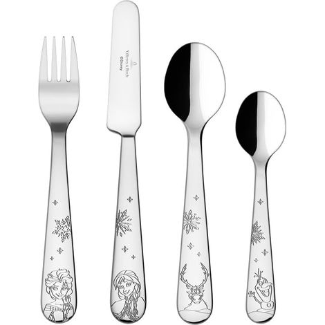 couverts de table pour enfant, 4 pièces, lave-vaisselle, couverts pour enfants, acier inoxydable (1/5)