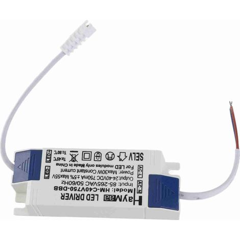 30W Alimentation LED Courant Constant 750mA Transformateur LED Entrée AC85-265V Sortie DC24-40V (1/5)
