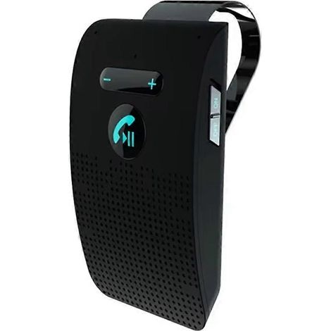 Kit mains libres mains libres Bluetooth multipoint avec haut-parleur intégré, compatible avec pare-soleil de voiture (1/5)