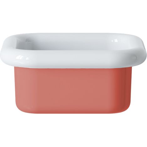 Lavabo retro de cerámica para colocar sobre encimera, 40 cm - True Colors Lite - Rosa Antiguo