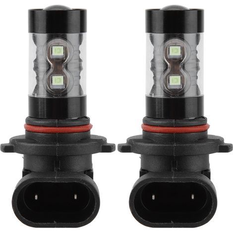 Ampoules de phares LED, bleu glacier, éclairage plus large DC 12 V-24 V 8000 K 1800 lm 9005 HB4 antibrouillard longue durée de vie pour voiture (1/5)