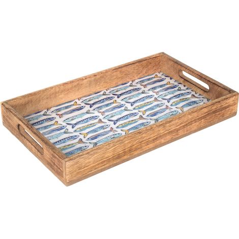 Dekorative Fischschale aus Holz und Kunstharz – im maritimen Stil (1/3)