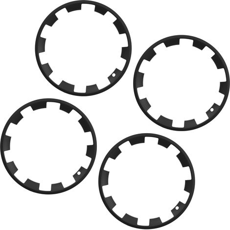 Mophorn Set di 4 copricerchi di ricambio per auto, compatibili con cerchi R20 da 20 pollici per Tesla Model Y 2025, protezione per cerchi a 10 raggi in ABS, colore nero opaco (1/5)