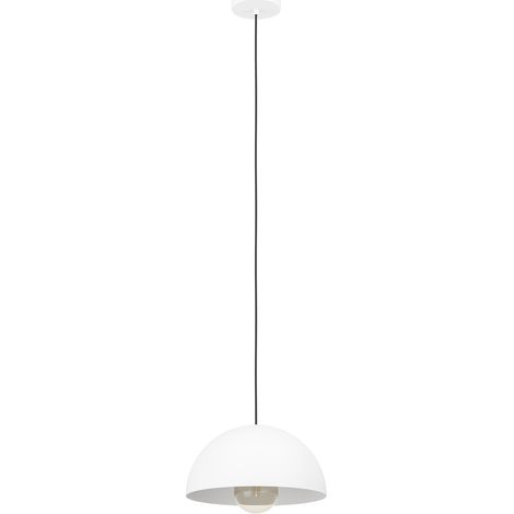 Lampe pendante blanche Gaetano Ø 30cm - E27 - 901135 (1/3)
