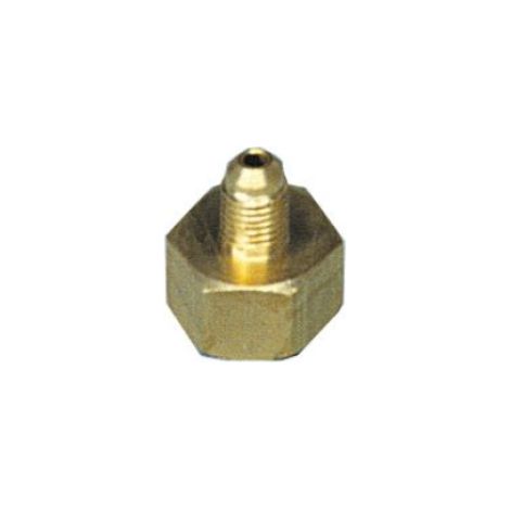 Riduzione bombola 21.8w f x 1/4 sae m ottone wigam 816/2 05055009