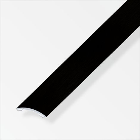 alfer Übergangsprofil 1 m, 20 x 2.5 mm Alu eloxiert schwarz Übergangsprofile