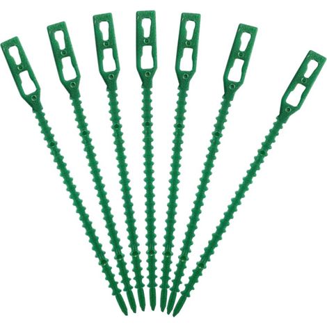 Confezione da 100 legacci regolabili per alberi – legacci da giardino – cavi flessibili per piante – rose e arbusti