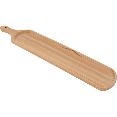 Tagliere Vassoio Affettati Aperitivo Scavato in Legno 40 x 15 x 2 cm