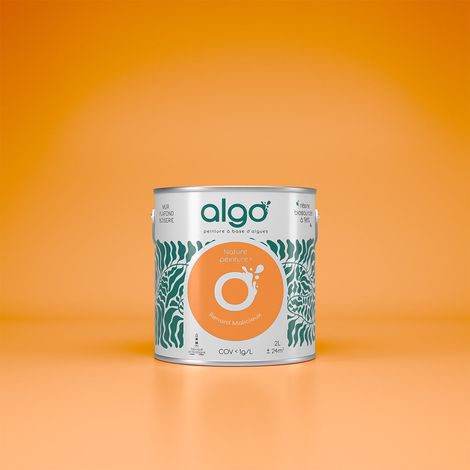 Peinture écologique Algo - Mat - Orange Renard Malicieux - 0.5L