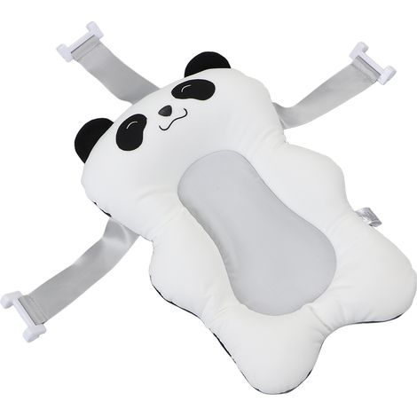 Coussin de bain bébé en forme de dessin animé avec sangle réglable, doux et flottant, type 1 (1/5)
