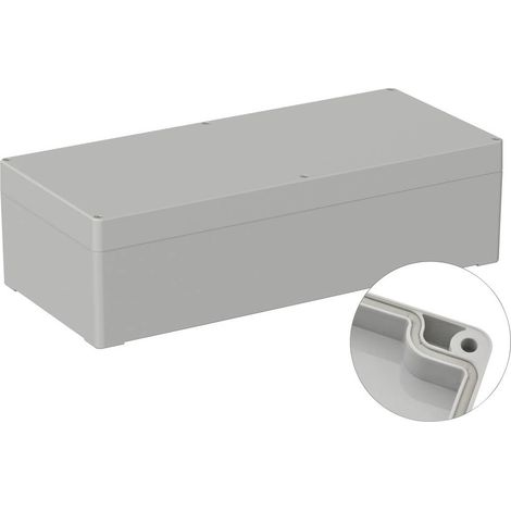 TRU COMPONENTS TC-9065720 Alloggiamento industriale 360 x 160 x 100 ABS Grigio (RAL 7035) 1 pz. (1/2)
