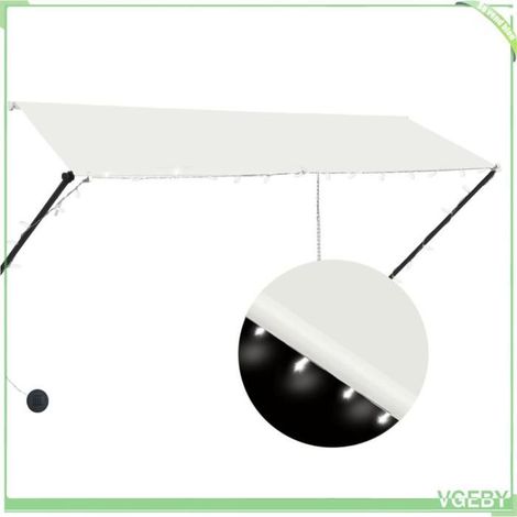 Auvent rétractable - FAFEICY - 145925 - 300x150 cm - LED solaire - Résistant eau et UV (1/5)