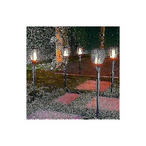 Lampes solaires à flamme étanches IP65, torches de jardin, lot de 4 (1/3)