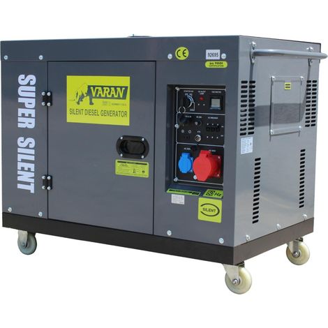 Varan Motors - 92695 Generatore / Gruppo Elettrogeno Diesel Silenzioso 11Kva 230v 400v (1/5)