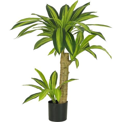Dracena artificiel toucher naturel 80cm