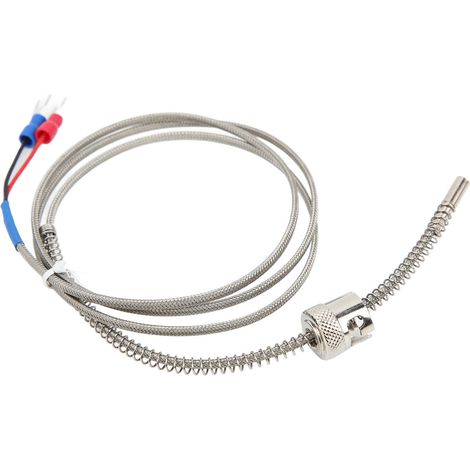Sonde de contrôle de température à thermocouple de type K, robuste, durable, résistante aux interférences et à la corrosion, 1 mètre (1/5)