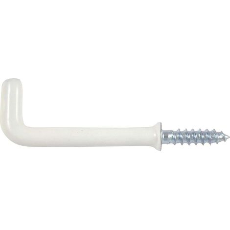 Bulk Hardware BH00049 Crochets pour placard Plastifies, 32 mm, Set de 25 Pieces (1/3)