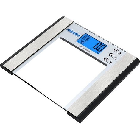 Pèse-Personne Mesko MS8146 Avec analyseur - Capacité 180 kg - Grand écran LCD facile à lire