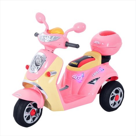 Moto électrique pour enfant Moto électrique enfant 3 ans 6V rose (1/5)