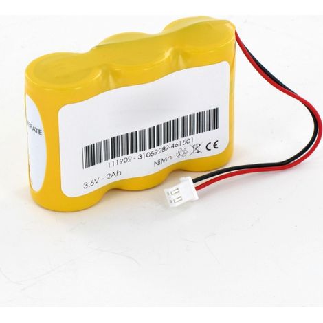 BATTERIA 3.6V 2Ah NiMh per BAES URA 111902, Sati Ambiance 118228 (1/2)