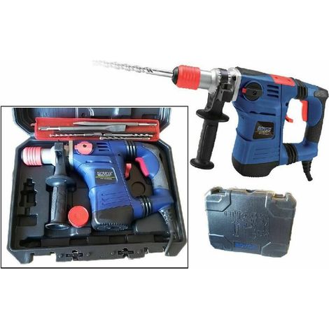 TRADE SHOP - Trapano Scalpellatore Martello Demolitore 2050w 40mm Tassellatore 5 Accessori - (1/4)