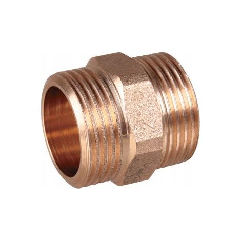 Messingnippel 1" Aquer-Verbinder