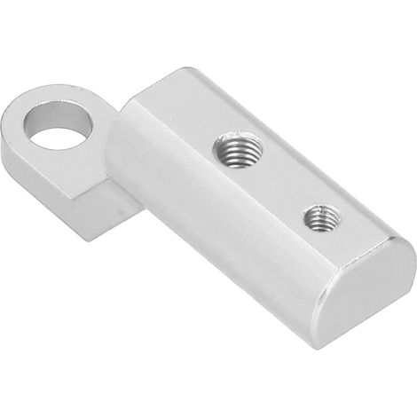 Rallonge de support de rétroviseur de moto en alliage d'aluminium, adaptée aux VTT électriques argentés (1/5)