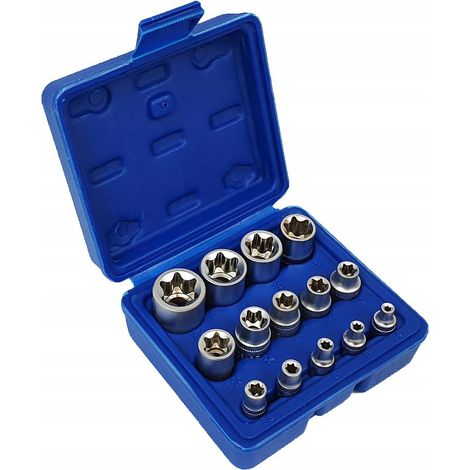 Llaves de vaso nasadillas Torx internas E4 - E24 (1/5)