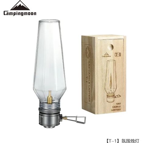 Lanterne à gaz portable ultralégère sans manchon, idéale pour le camping, les tentes touristiques et les veilleuses. Bougie à gaz style romain. Réchauds de cuisine portables. (1/5)