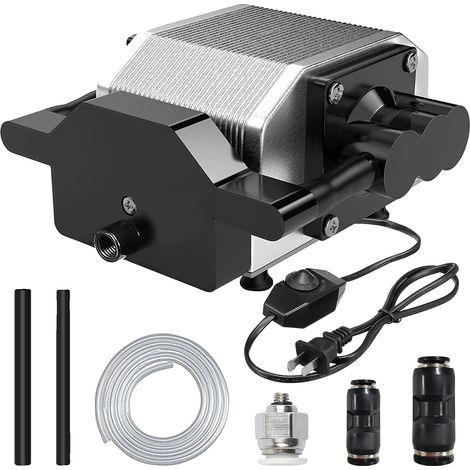 Kit de asistencia de aire, flujo de aire ajustable de 30 L/min, compatible con máquinas de grabado, asistencia de aire de 30 L (1/2)
