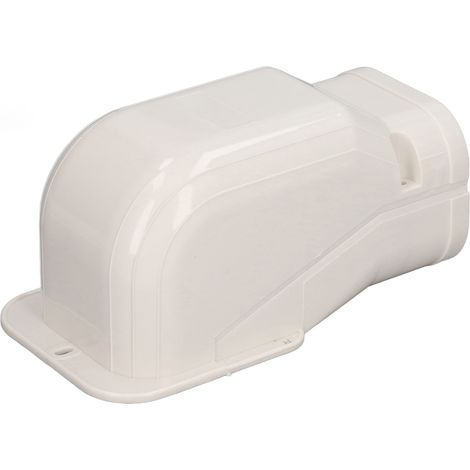 Cache-tuyau mural 401 pour unités intérieures et extérieures, rainure décorative pour tuyau de climatisation en cuivre, kit de cache-tuyau en PVC, accessoires pour cache-tuyau de climatisation (1/5)