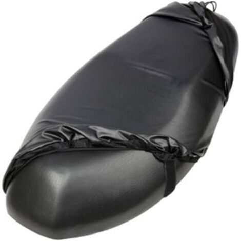 Housse de Selle Moto Imperméable Antidérapante et Anti-Rayures,Capuchon Universel de Protection de siège de Protection Solaire de Moto imperméable et Anti-poussière,L (1/4)