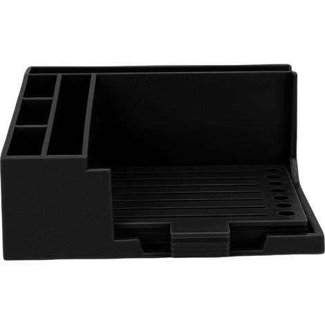 boîte de rangement-Support Sticky Notes avec 5 Modèles pour School Home Stylo Holder ABS 3x3in (1/5)