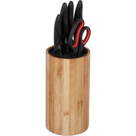 Ceppo portacoltelli in bambu senza coltelli 883 (1/5)