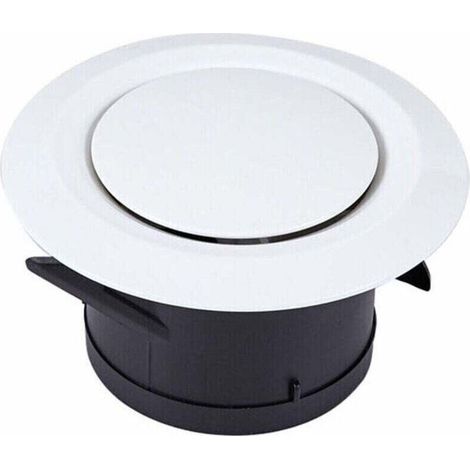 Bouche VMC Ø100 mm – Grille d'aération réglable triple griffe – Ventilation efficace pour salles de bain et cuisines – Installation facile