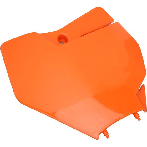 Plaque de numéro avant moto ABS Plastique Couvre Plaque Nom pour EXC 150 250 300 TPI 2020-2022 Orange (1/5)