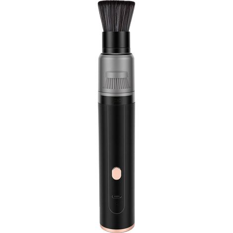 Mini Aspirateur à Main avec Forte Aspiration de 42000 TR/Min et Brosse Ultra Douce pour L'élimination des Débris du Moulin à café de Voiture (Black) (1/5)